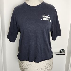 Cafe Crop Cotton Graphic Tshirt